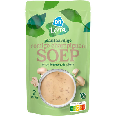 Champignoncremesuppe in Beutel