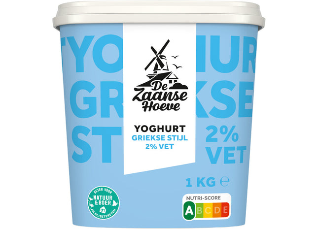 De Zaanse Hoeve Yoghurt Griekse stijl 2% vet