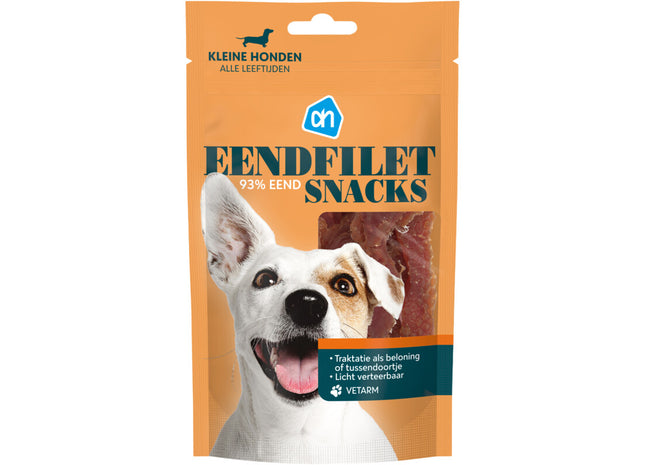 Eendfilet snacks voor kleine honden