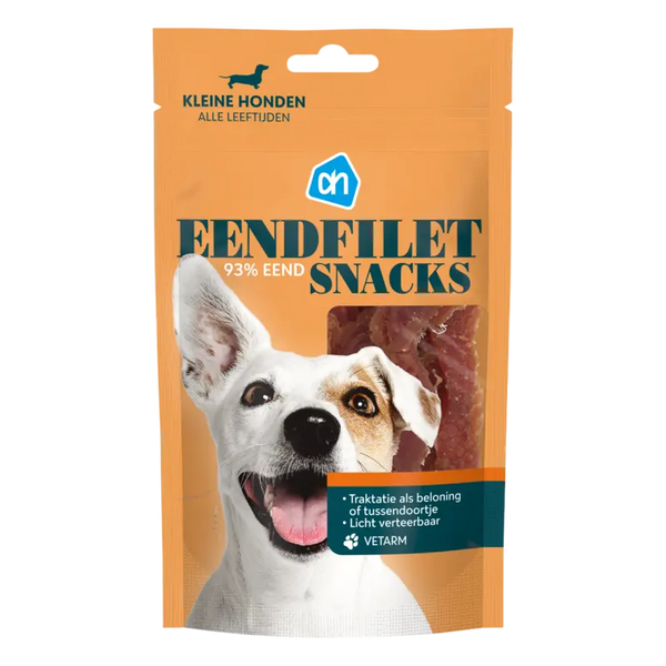 Entenfilet-Snacks für kleine Hunde