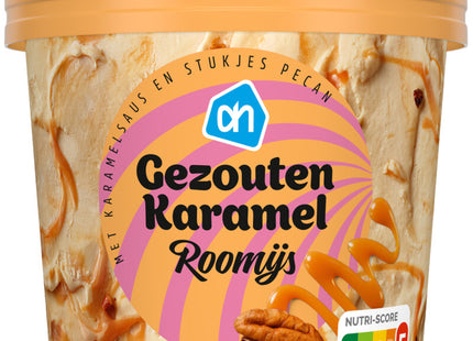 Gezouten karamel roomijs