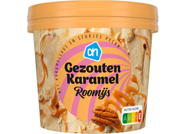 Gezouten karamel roomijs