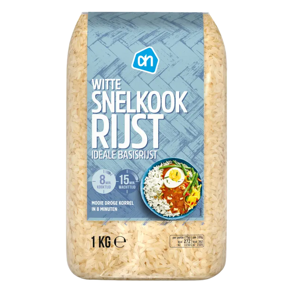 Weißer Schnellkochreis