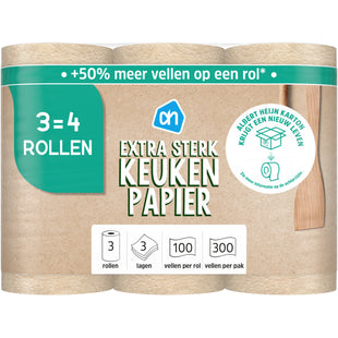Keukenpapier recycled 3-laags