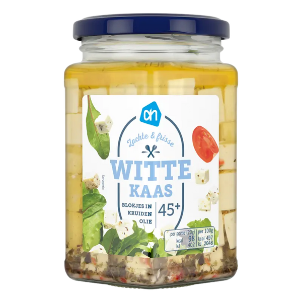 Witte Käsewürfel