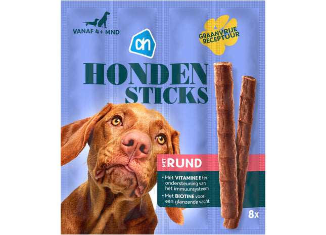 Honden sticks met rund 88 gram