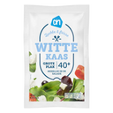 Weiße Käse große Scheibe