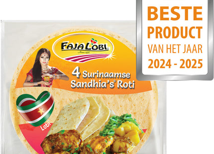 Faja Lobi Surinamesische Sandhias Roti