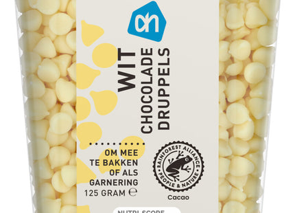 Witte chocolade druppels