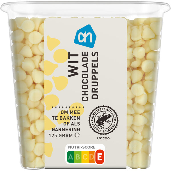 White chocolate drops