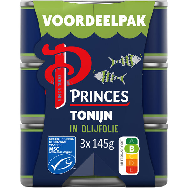 Princes Tonijnstukken olijfolie voordeelpak