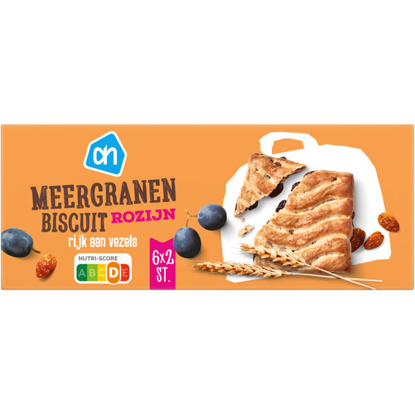 Meergranenbiscuit rozijn