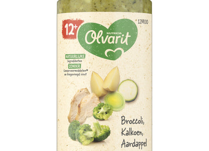 Olvarit Broccoli kalkoen aardappel 12m+