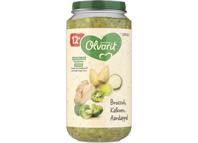 Olvarit Broccoli kalkoen aardappel 12m+