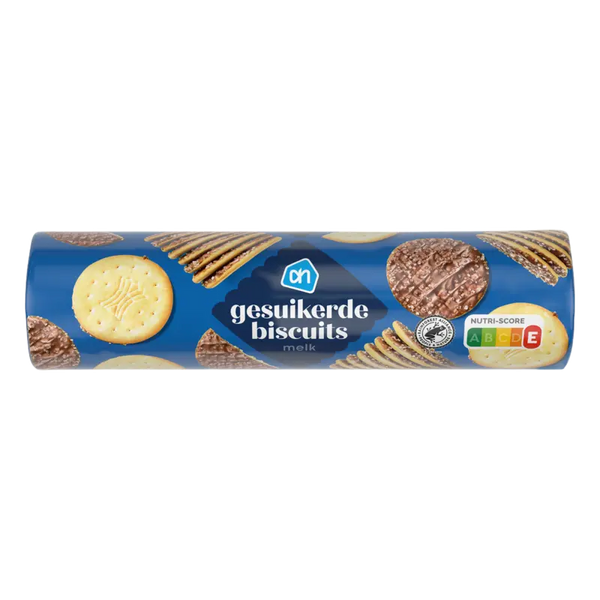 Gesuikerde biscuits melk chocolade
