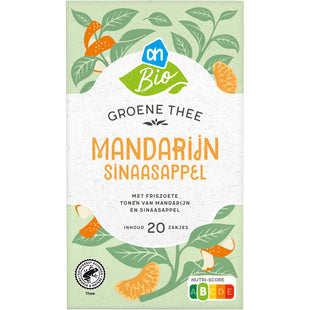 Biologisch Groene thee mandarijn sinaasappel