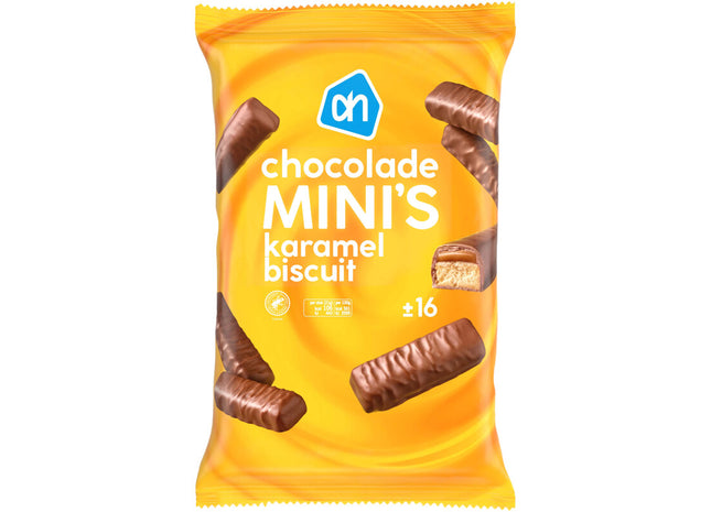 Chocolade mini's karamel biscuit