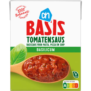 Basis tomatensaus basilicum