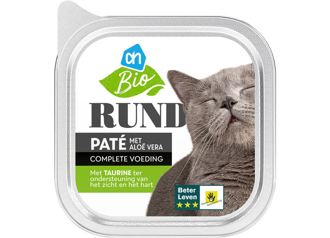 Biologisch Pate met rund met aloe vera