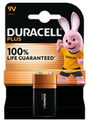 Duracell Plus 9V-alkaline batterijen 6LR61