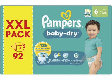 Pampers Baby-dry luiers XXL pack maat 6