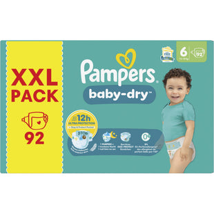 Pampers Baby-dry luiers XXL pack maat 6