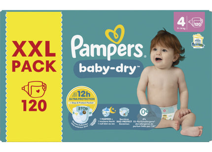 Pampers Baby-dry luiers XXL pack maat 4
