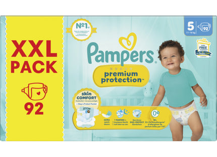 Pampers Premium protection luiers 5 XXL pack