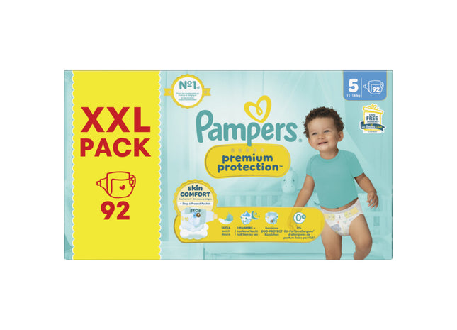 Pampers Premium protection luiers 5 XXL pack