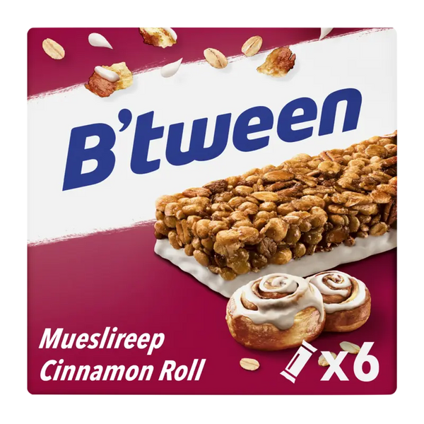 Hero B'tween muesli bar cinnamon roll