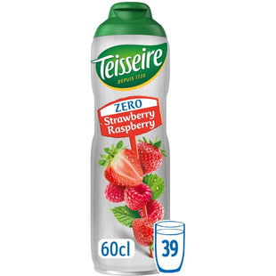 Teisseire Zero aardbei framboos siroop