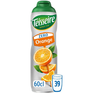 Teisseire Zero sinaasappel siroop