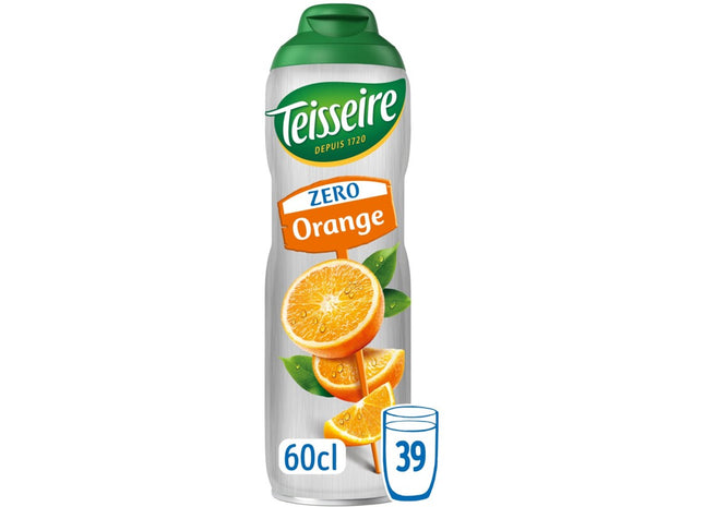 Teisseire Zero sinaasappel siroop