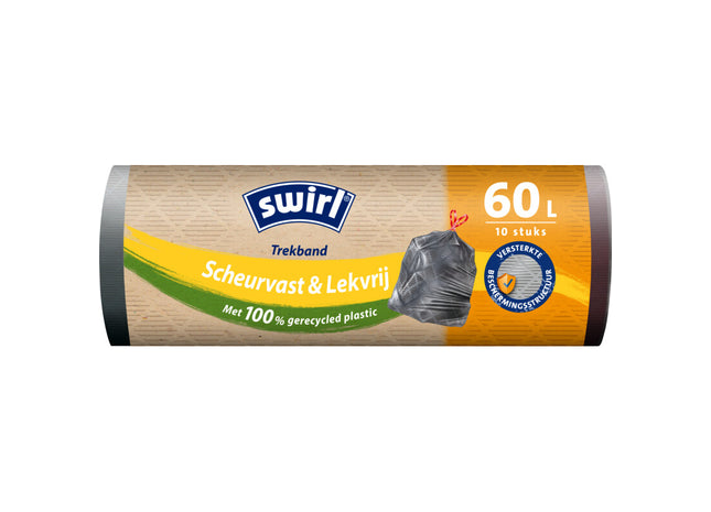 Swirl Vuilniszakken met trekband 60 liter