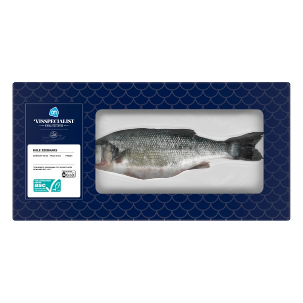 Fischspezialist Ganzer Seebarsch