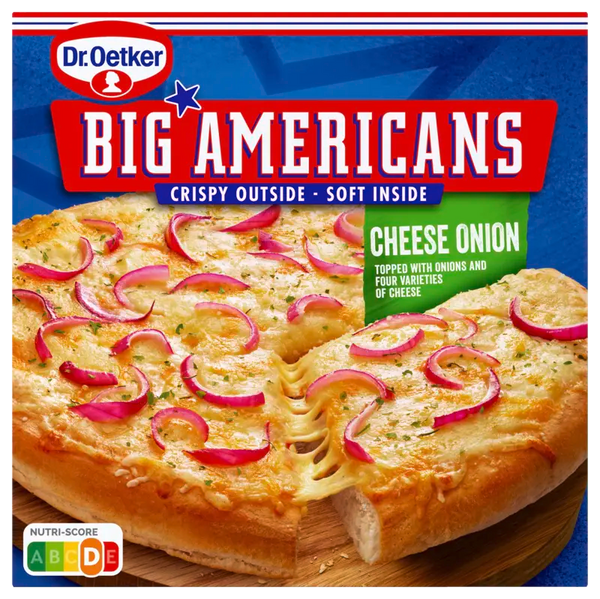 Dr. Oetker Große Amerikaner Pizza Käse Zwiebel