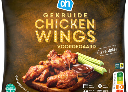 Gekruide chickenwings voorgegaard