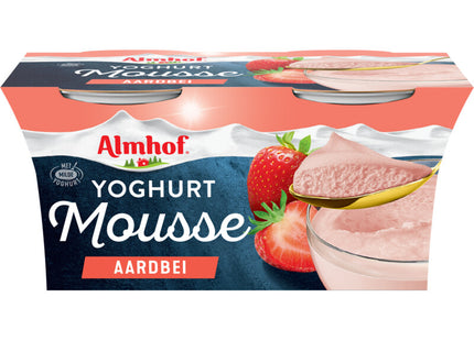 Almhof Yoghurt mousse aardbei