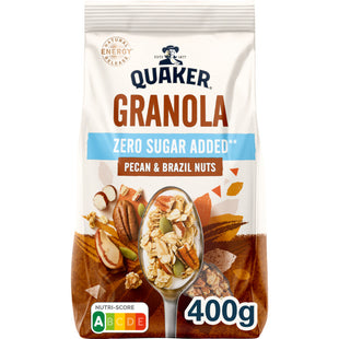 Quaker Granola zero sugar added pecan & nuts