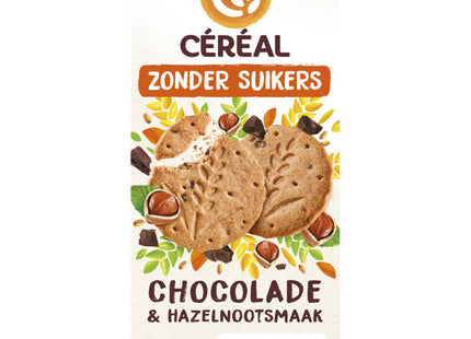 Céréal Schokoladen-Haselnuss-Kekse ohne Zucker