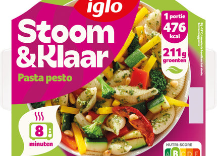 Iglo Stoom & klaar pasta pesto