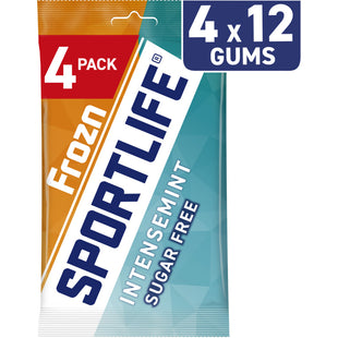 Sportlife Frozn Intensemint zuckerfreie Kaugummis 4er-Pack