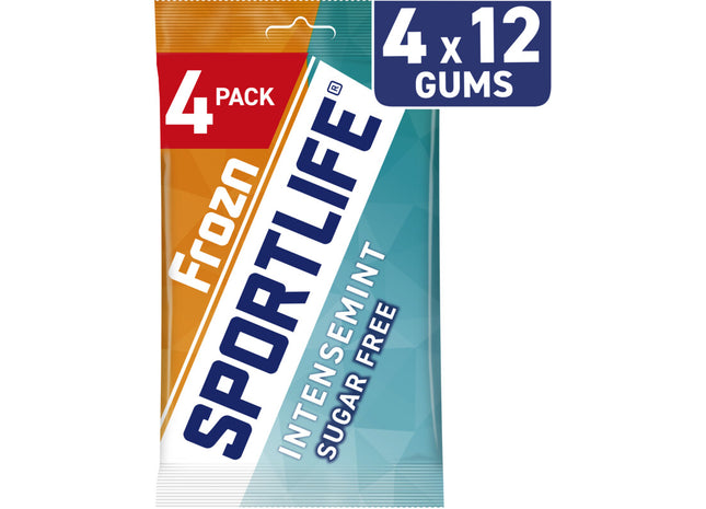 Sportlife Frozn Intensemint zuckerfreie Kaugummis 4er-Pack