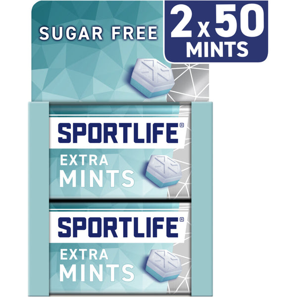 Sportlife Extramint sugar free mints 2-pack