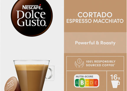 Nescafé Dolce Gusto Cortado macchiatto capsules