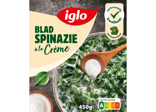Iglo Bladspinazie á la crème