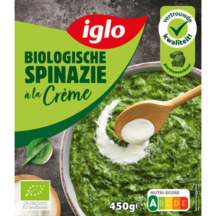 Iglo Biologische spinazie à la crème