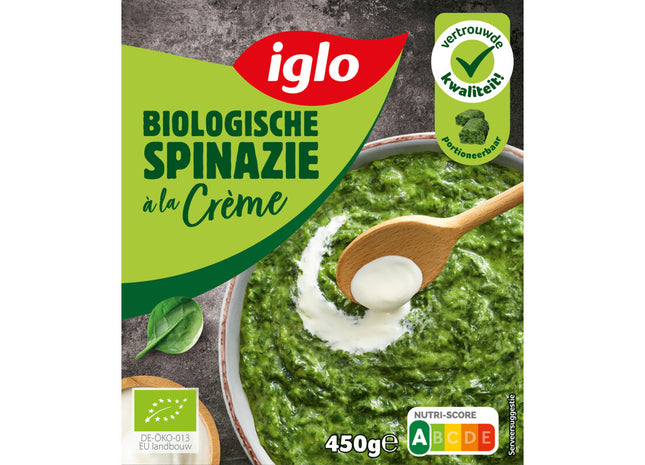 Iglo Biologische spinazie à la crème