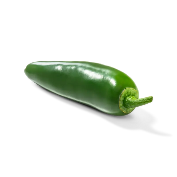 Grüne Jalapeño-Schote