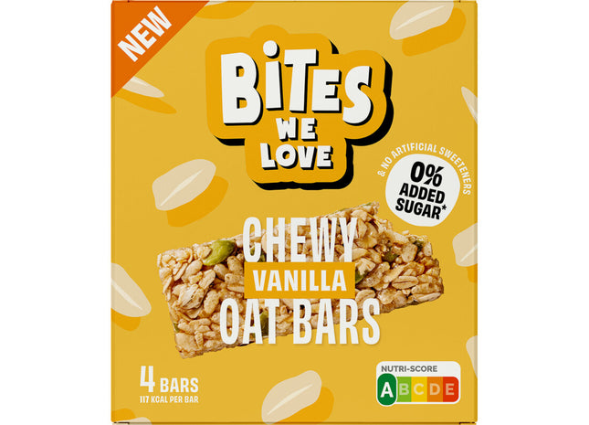 BitesWeLove Chewy oat bars vanille